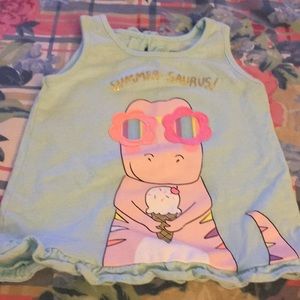 Tank top with Dino graphics